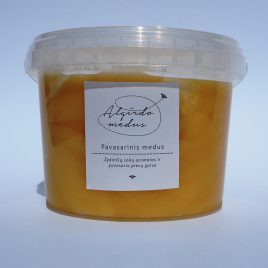 Pavasarinis medus, 1000 g. (kibirėlis)