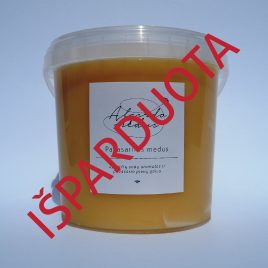 Pavasarinis medus, 1400 g. (kibirėlis)