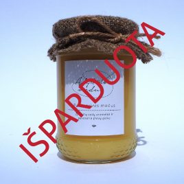 Pavasarinis medus, 400 g. (dekoruotas stiklainis)