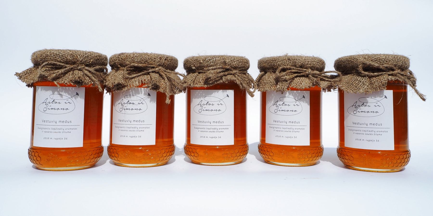 Medus – saldi dovana vestuvių svečiams